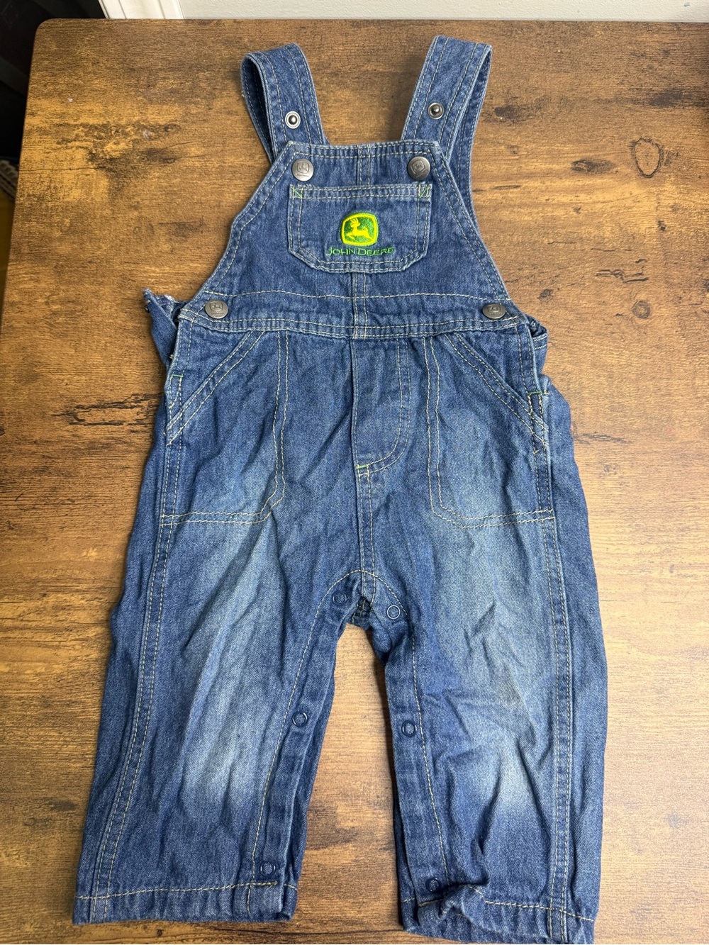 ⭐️5 for $20⭐️ John Deere Toddler Denim Overalls in Blue 3-6M